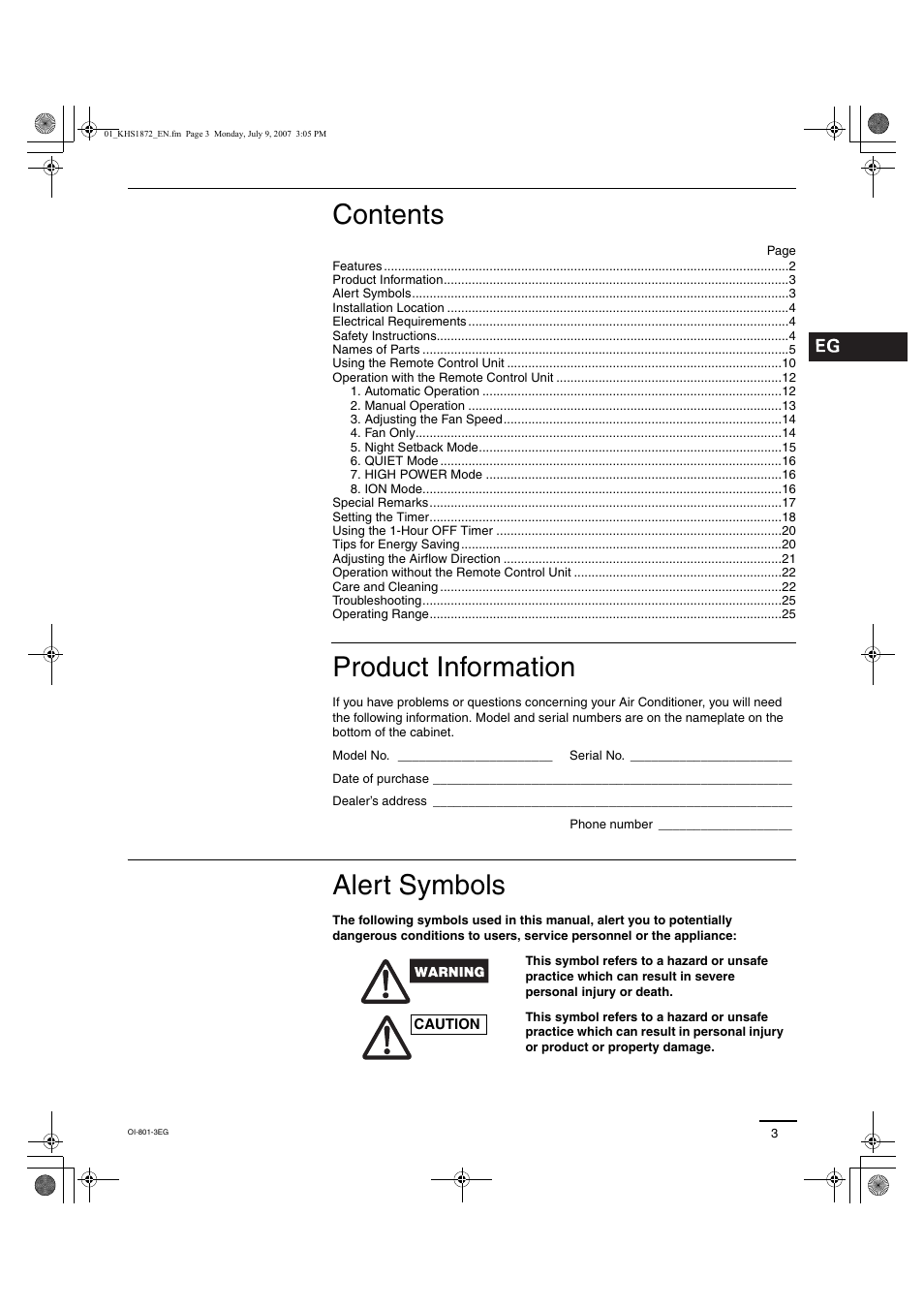 Sanyo KHS2472 User Manual | Page 63 / 111
