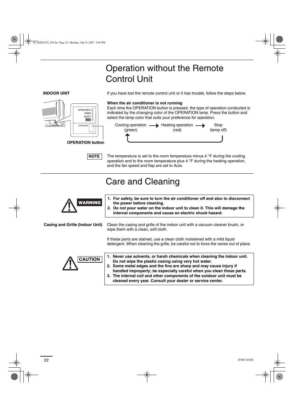 Sanyo KHS2472 User Manual | Page 82 / 111