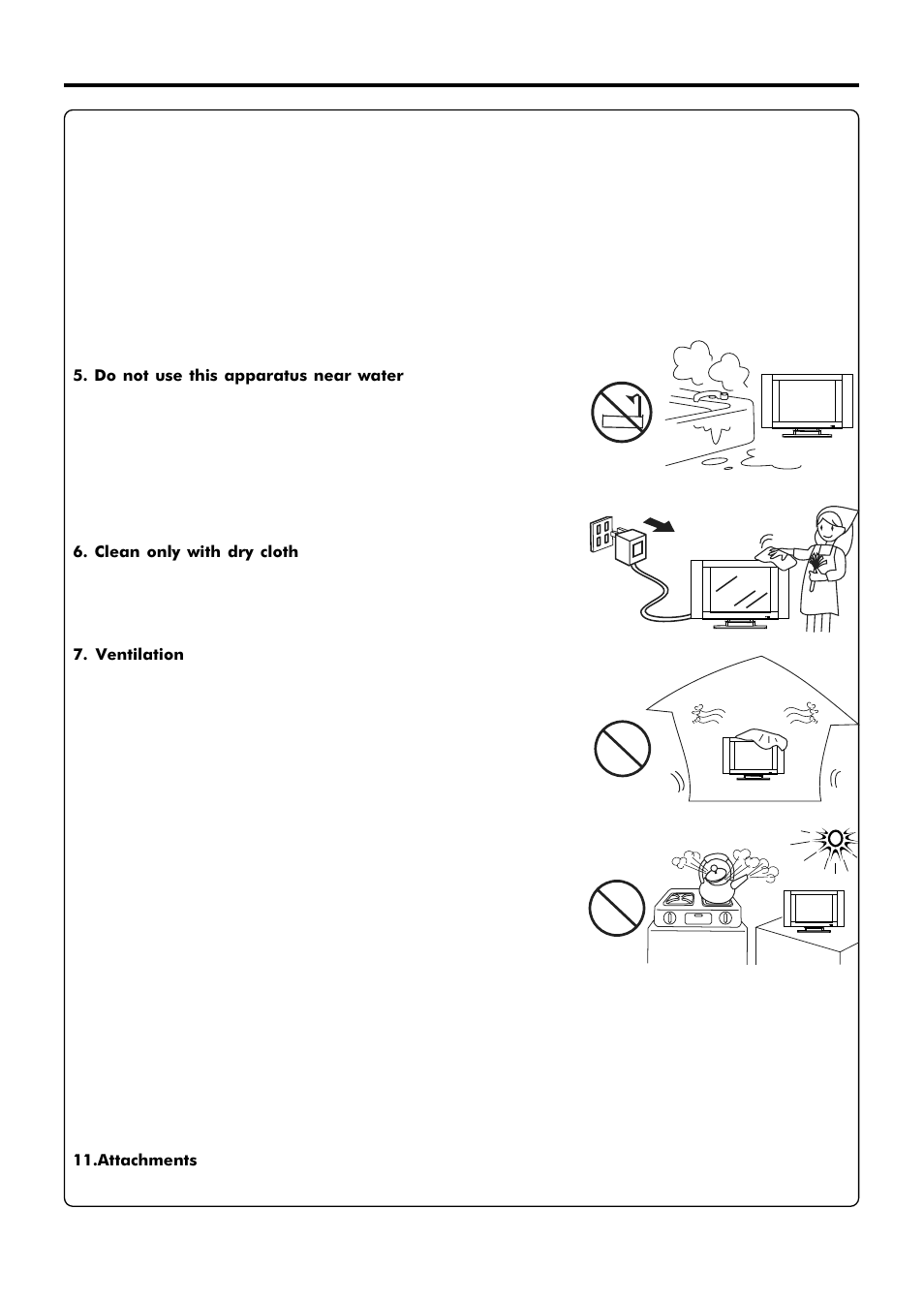 Important safety precautions | Sanyo AVL-209 User Manual | Page 4 / 34