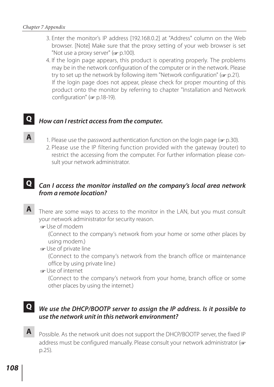 Sanyo PJ-Net Organizer Plus POA-LN02 User Manual | Page 108 / 116