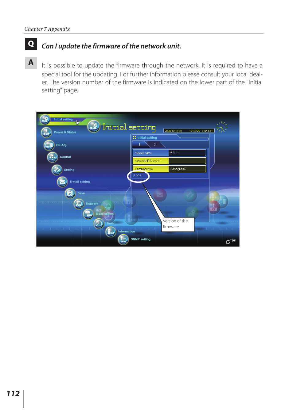 Sanyo PJ-Net Organizer Plus POA-LN02 User Manual | Page 112 / 116