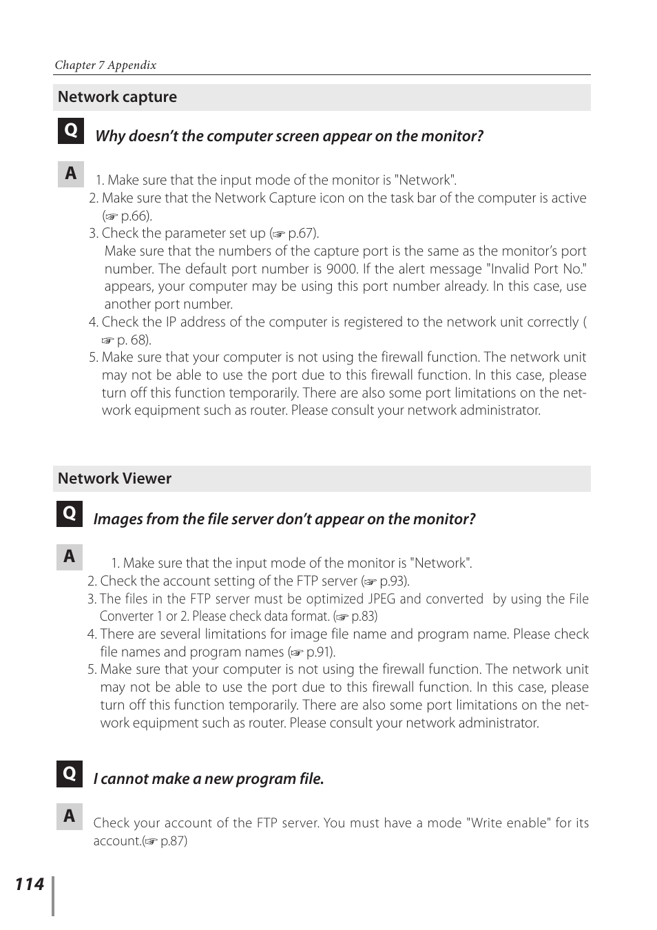 Sanyo PJ-Net Organizer Plus POA-LN02 User Manual | Page 114 / 116