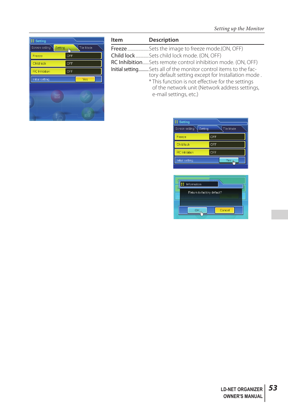 Sanyo PJ-Net Organizer Plus POA-LN02 User Manual | Page 53 / 116