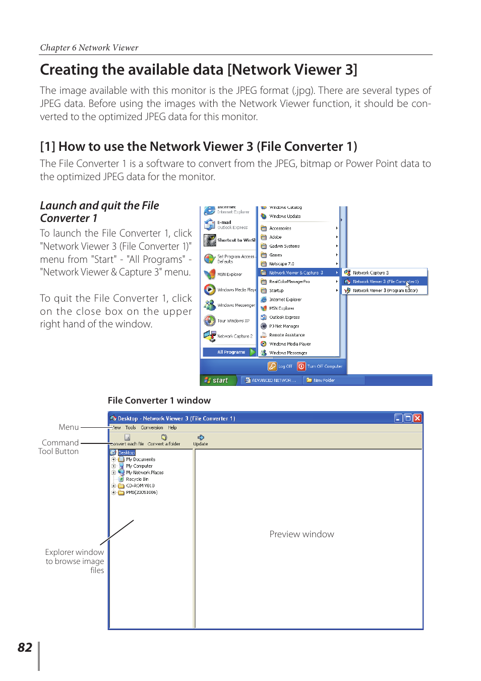 Creating the available data [network viewer 3 | Sanyo PJ-Net Organizer Plus POA-LN02 User Manual | Page 82 / 116