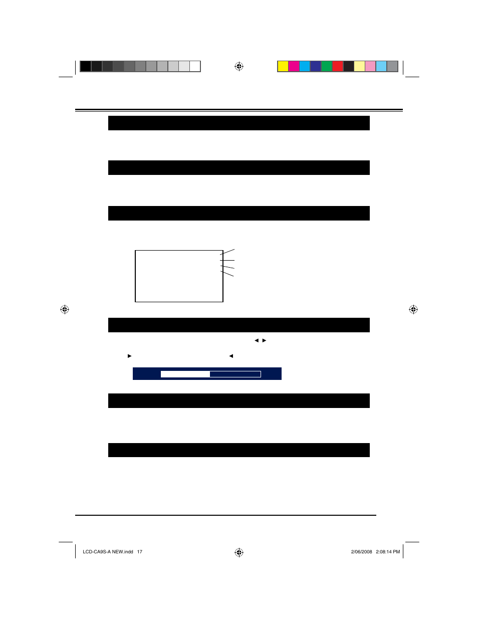 Basic operation, Sound system, Colour system display | Volume control, Eco bass expander | Sanyo LCD-42CA9S User Manual | Page 17 / 44