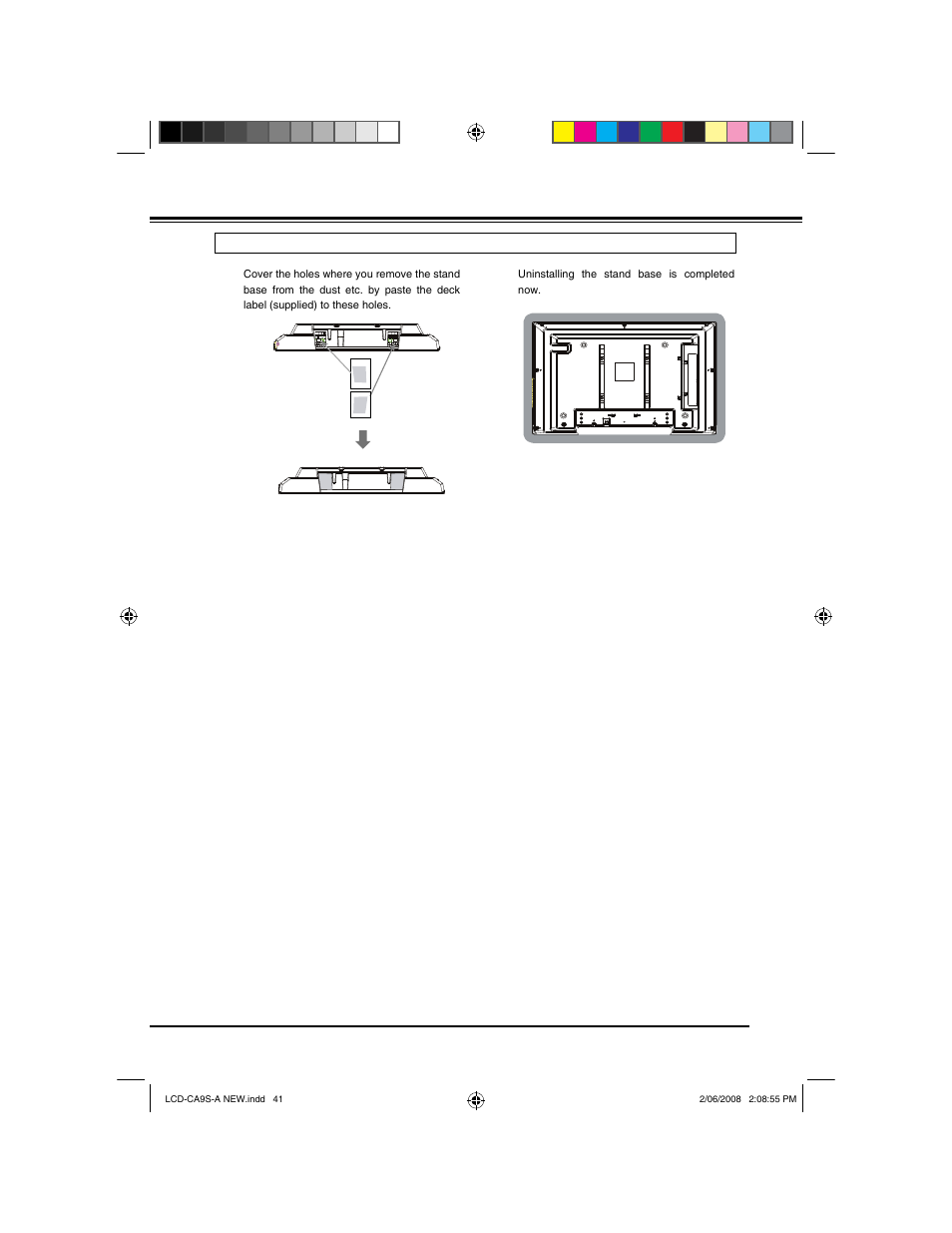 Appendix | Sanyo LCD-42CA9S User Manual | Page 41 / 44