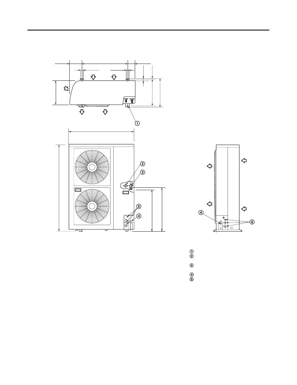 Dimensional data | Sanyo CL4232 User Manual | Page 20 / 66