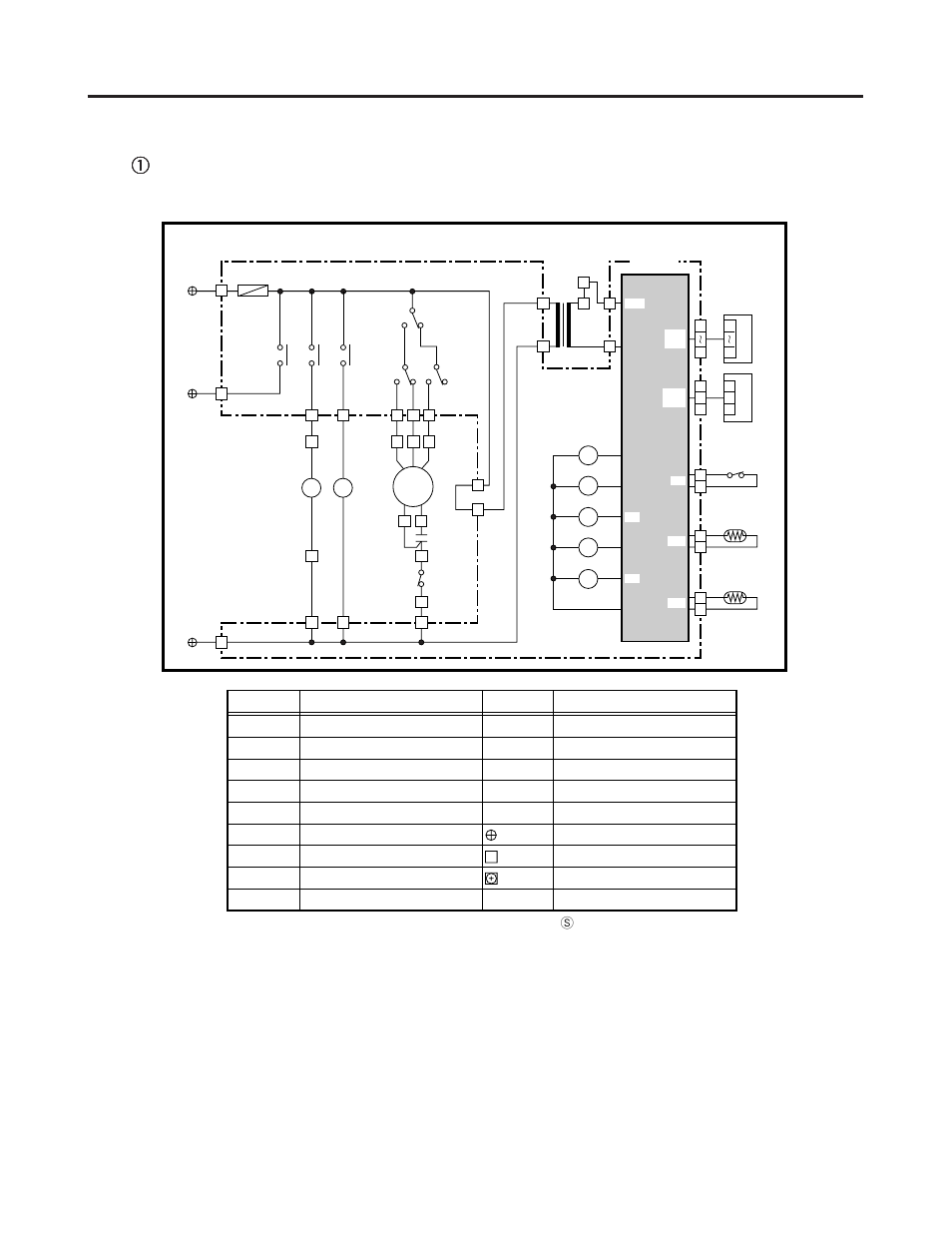 Schematic diagram, Electrical wiring diagrams, Symbols description | Sanyo CL4232 User Manual | Page 40 / 66