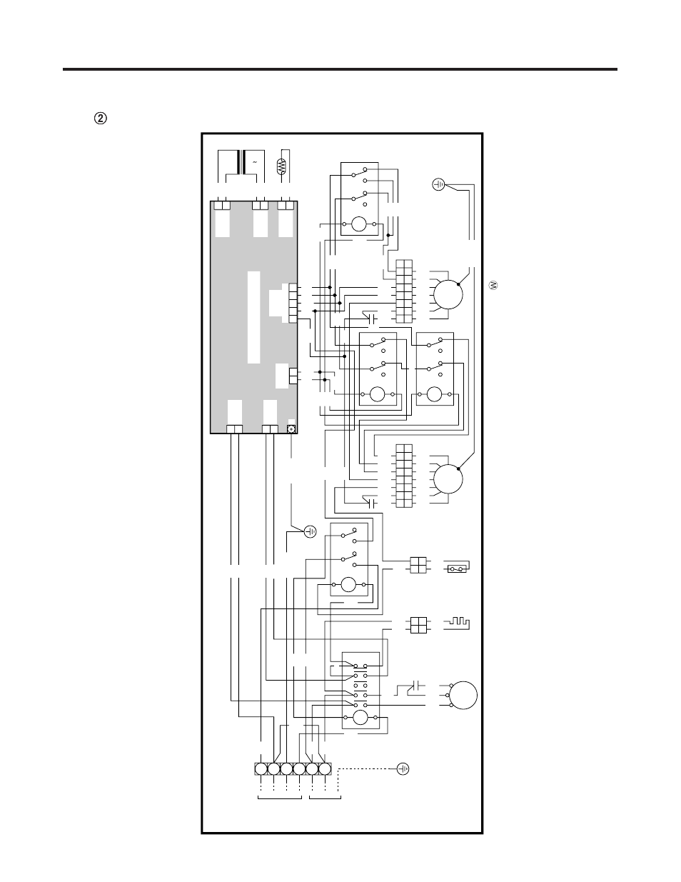 Electric wiring diagram, Electrical wiring diagrams, Fmo2 | Fmo1 | Sanyo CL4232 User Manual | Page 45 / 66