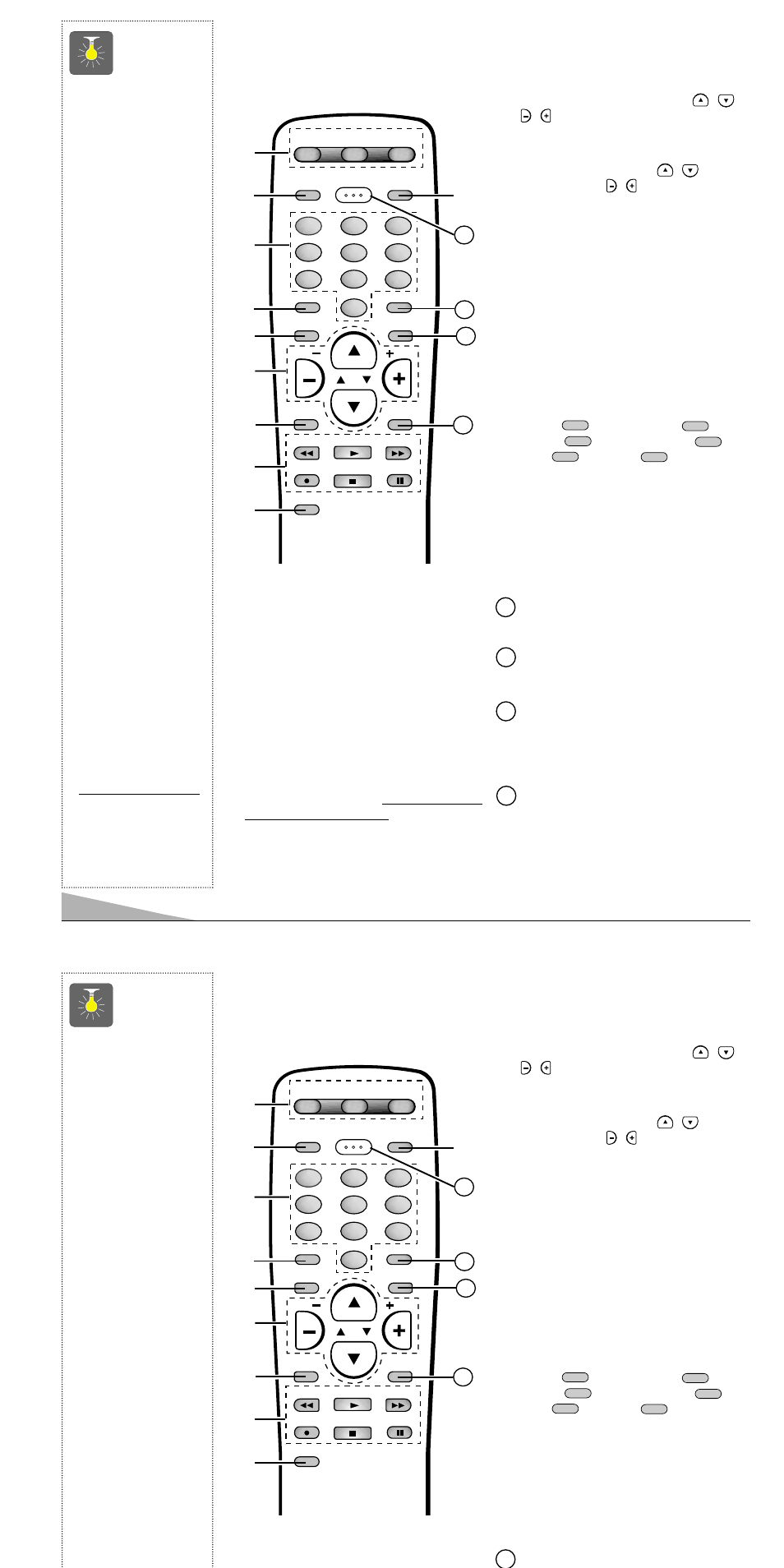 Conseils, Touches de la télécommande universelle | Sanyo AVM-3259S User Manual | Page 24 / 56