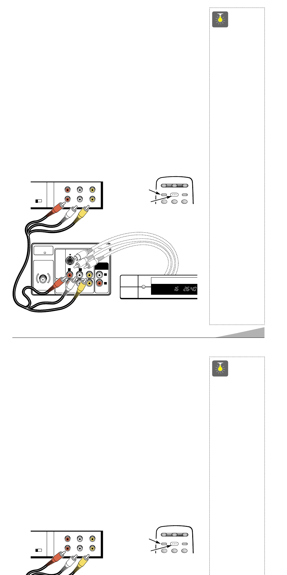 Utilisation des prises d’entrée audio/ vidéo, Conseils | Sanyo AVM-3259S User Manual | Page 29 / 56