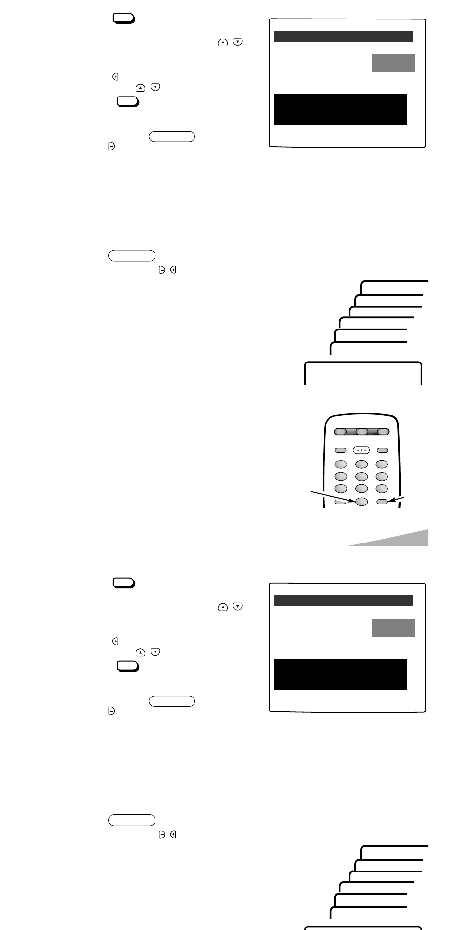 Réglage de l’arrêt retardé | Sanyo AVM-3259S User Manual | Page 33 / 56