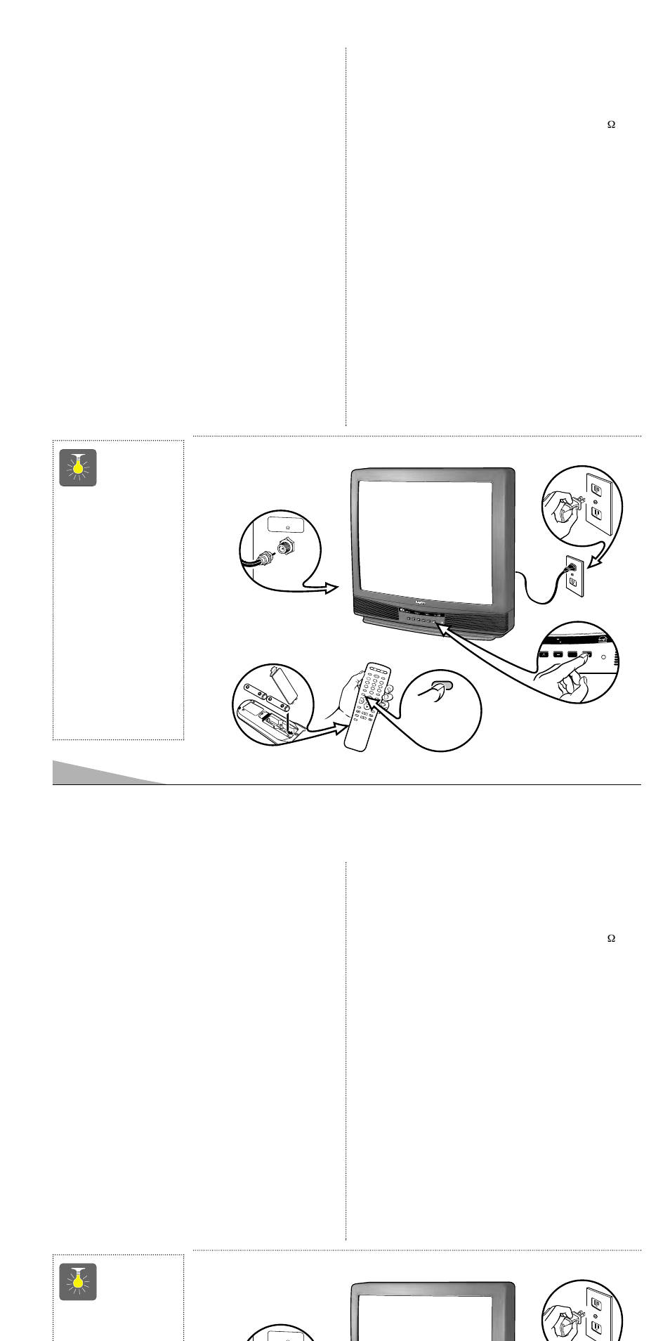 Características, Especificaciones ajustes básicos, Consejos rápidos | Sanyo AVM-3259S User Manual | Page 40 / 56