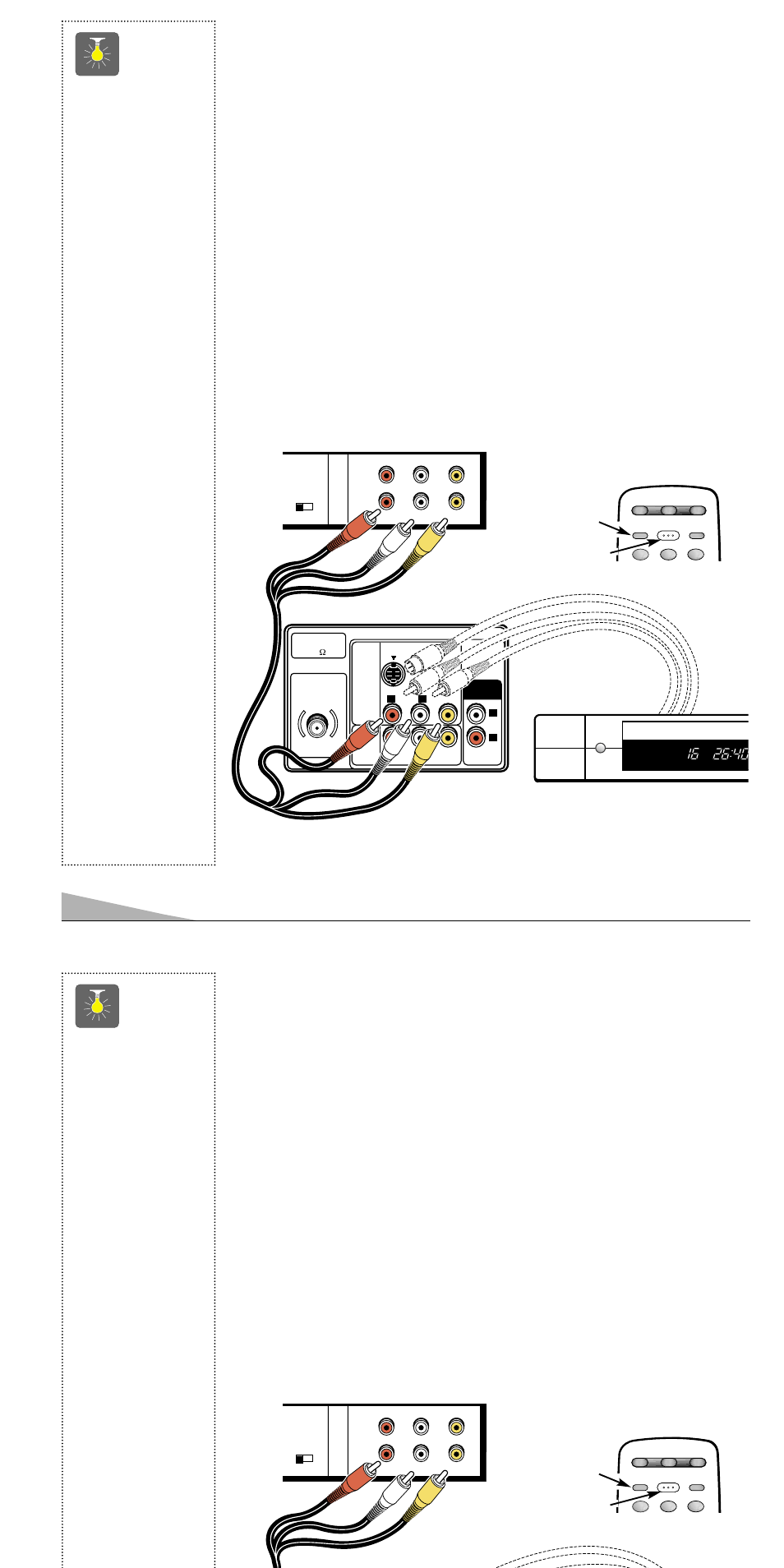 Usando las enradas de audio/ video, 48 consejos rápidos, Consejos rápidos | Sanyo AVM-3259S User Manual | Page 48 / 56