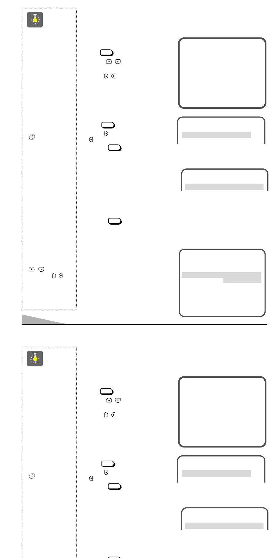 Quicktips, Tv adjustment and setup | Sanyo AVM-3259S User Manual | Page 8 / 56