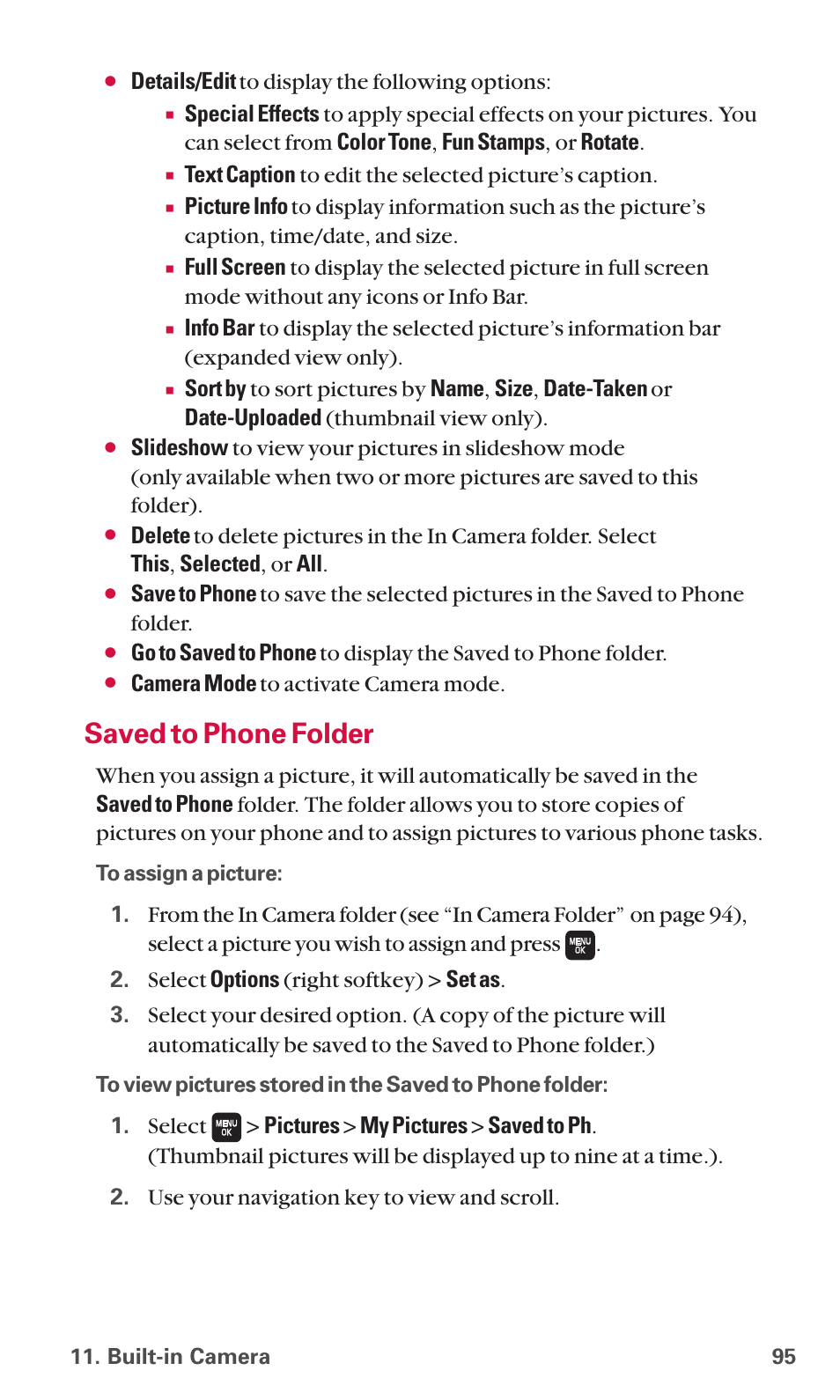 Saved to phone folder | Sanyo SCP-6600 User Manual | Page 101 / 133