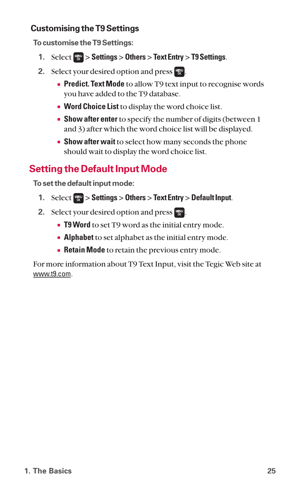 Setting the default input mode | Sanyo SCP-6600 User Manual | Page 31 / 133