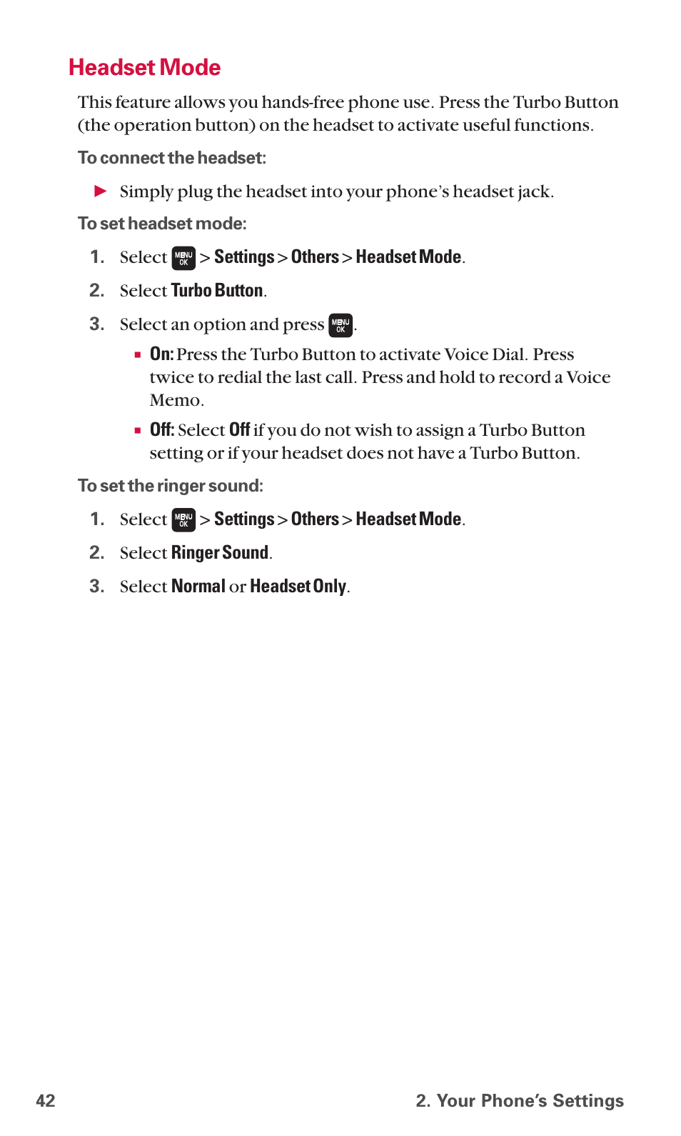 Headset mode | Sanyo SCP-6600 User Manual | Page 48 / 133