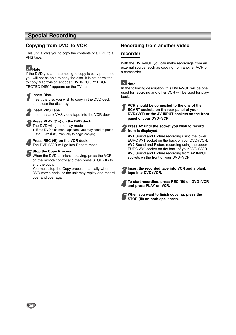 Sanyo HV-DX1E User Manual | Page 34 / 40