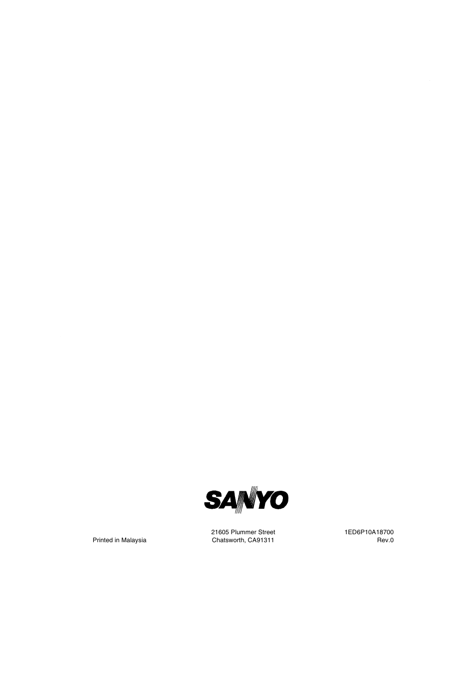 Sanyo FXCD-550 User Manual | Page 27 / 27