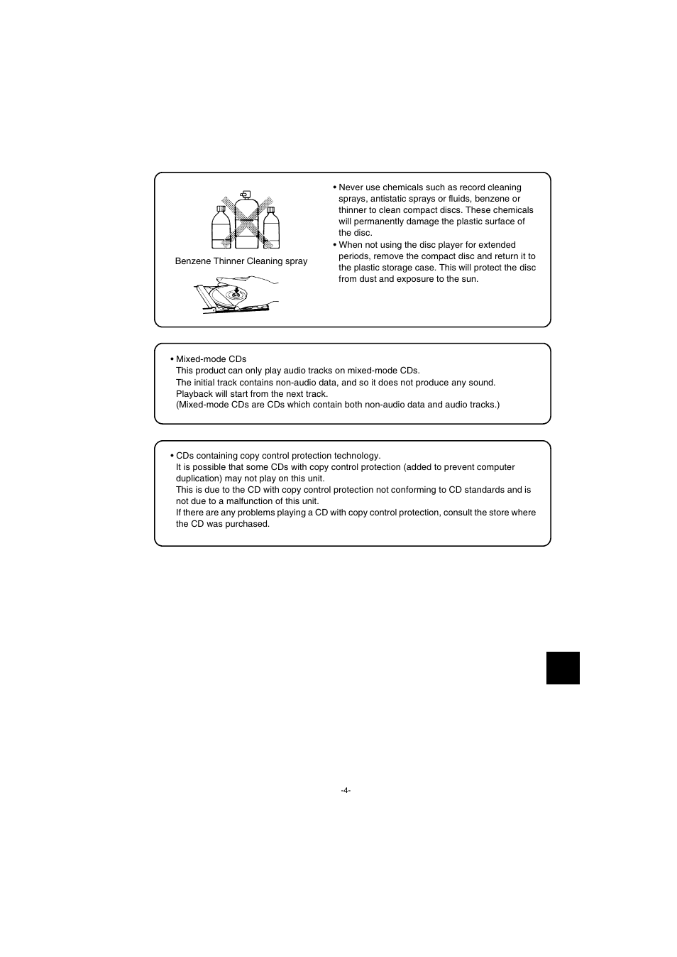 Sanyo FXCD-550 User Manual | Page 5 / 27