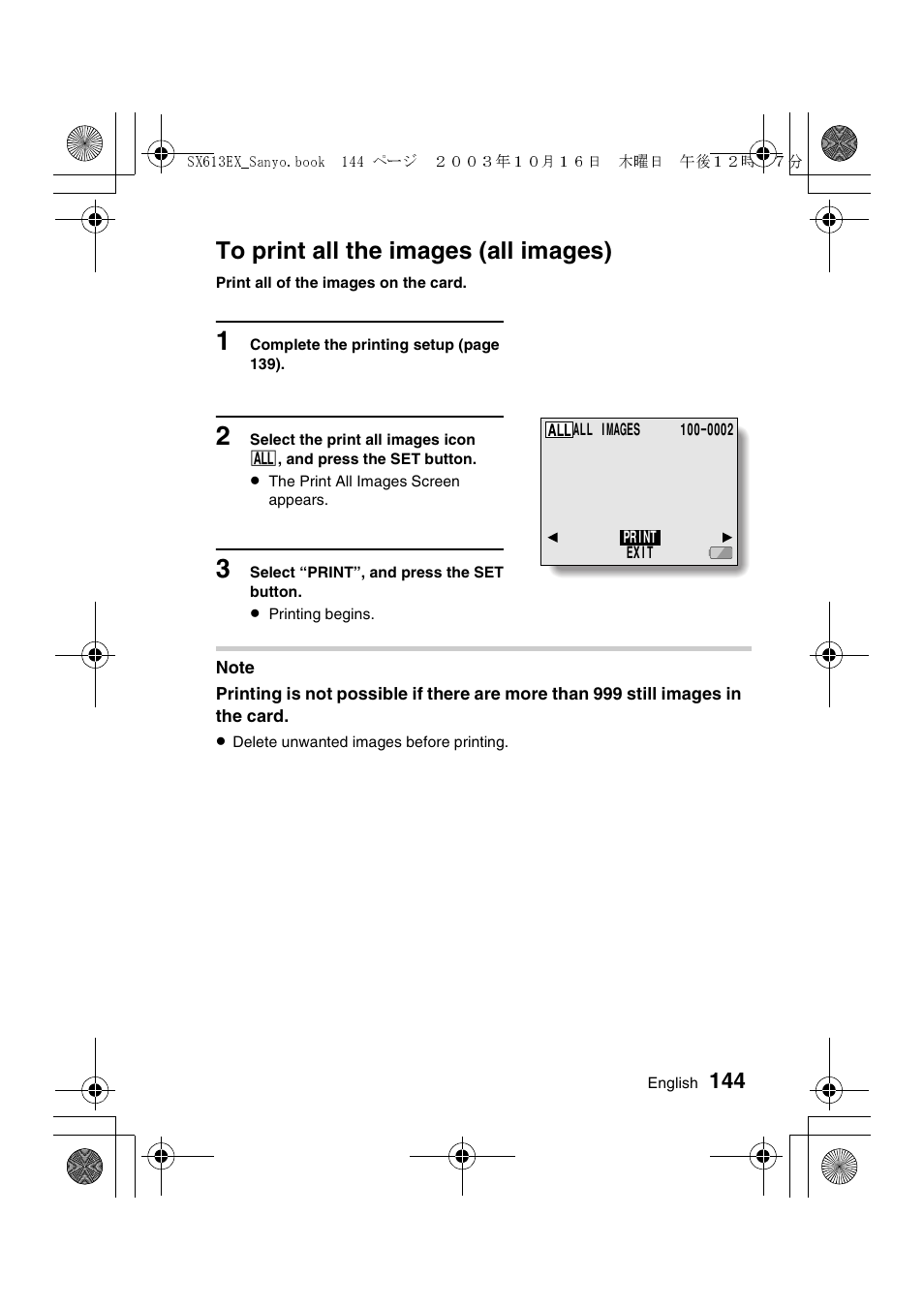 Sanyo VPC-C1 User Manual | Page 147 / 176