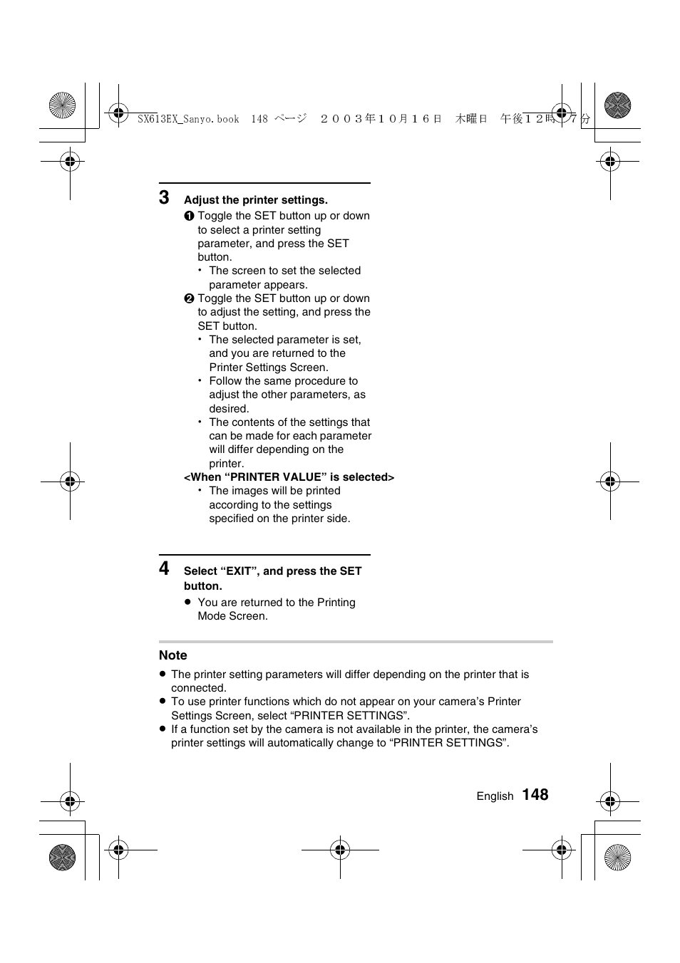 Sanyo VPC-C1 User Manual | Page 151 / 176
