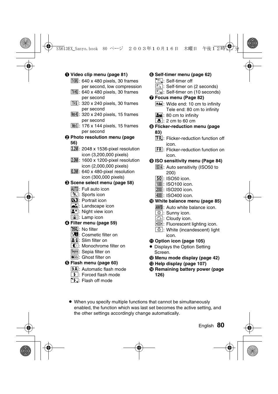 Sanyo VPC-C1 User Manual | Page 83 / 176