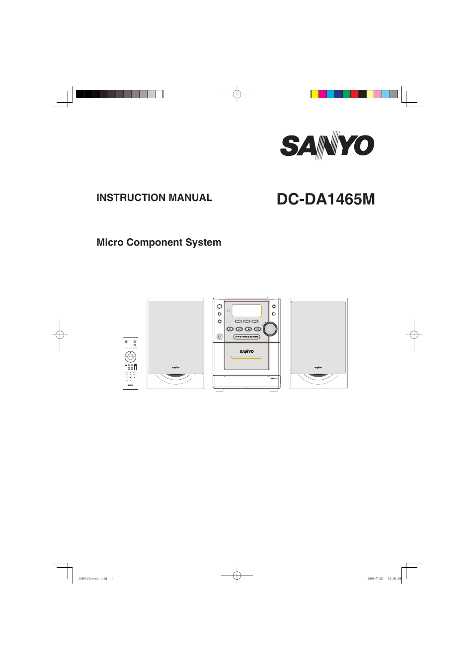 Sanyo DC-DA1465M User Manual | 12 pages