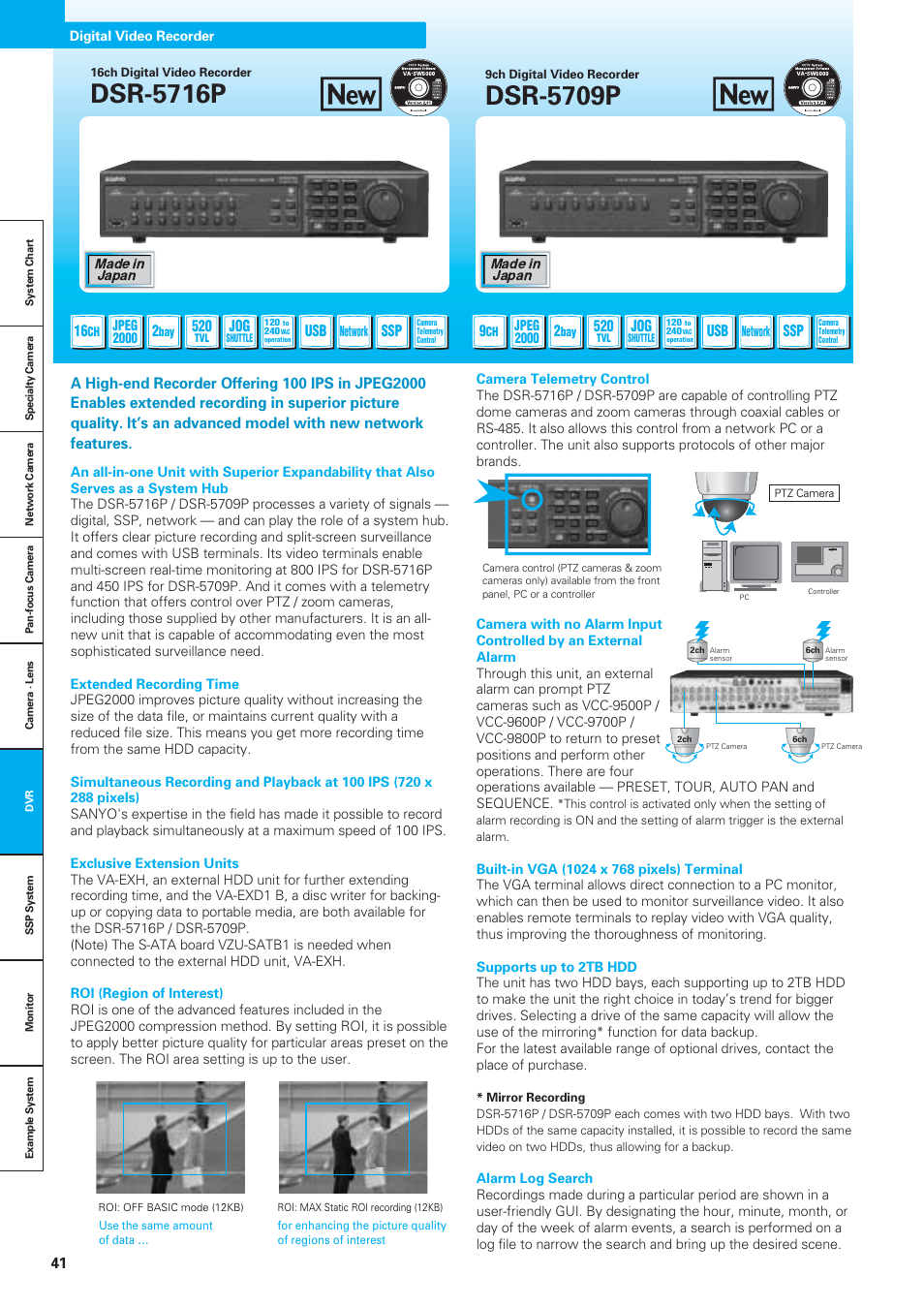 Dsr-5716p, Dsr-5709p | Sanyo VDC-DPN9585P User Manual | Page 42 / 70