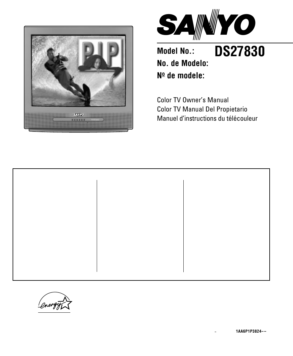 Sanyo DS27830 User Manual | 64 pages