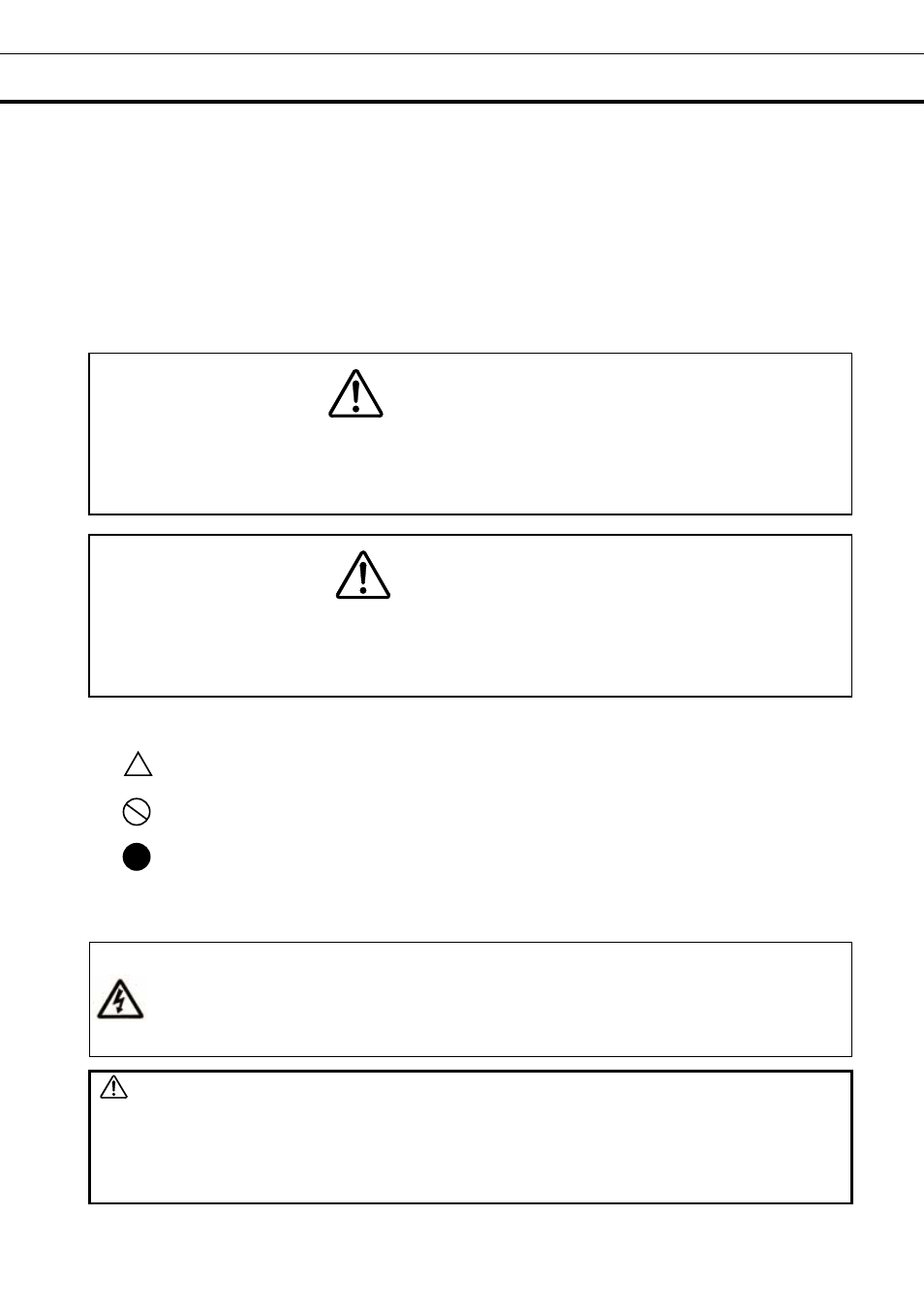 Warning, Caution, Precautions for safe operation | Sanyo MDF-793AT User Manual | Page 3 / 30