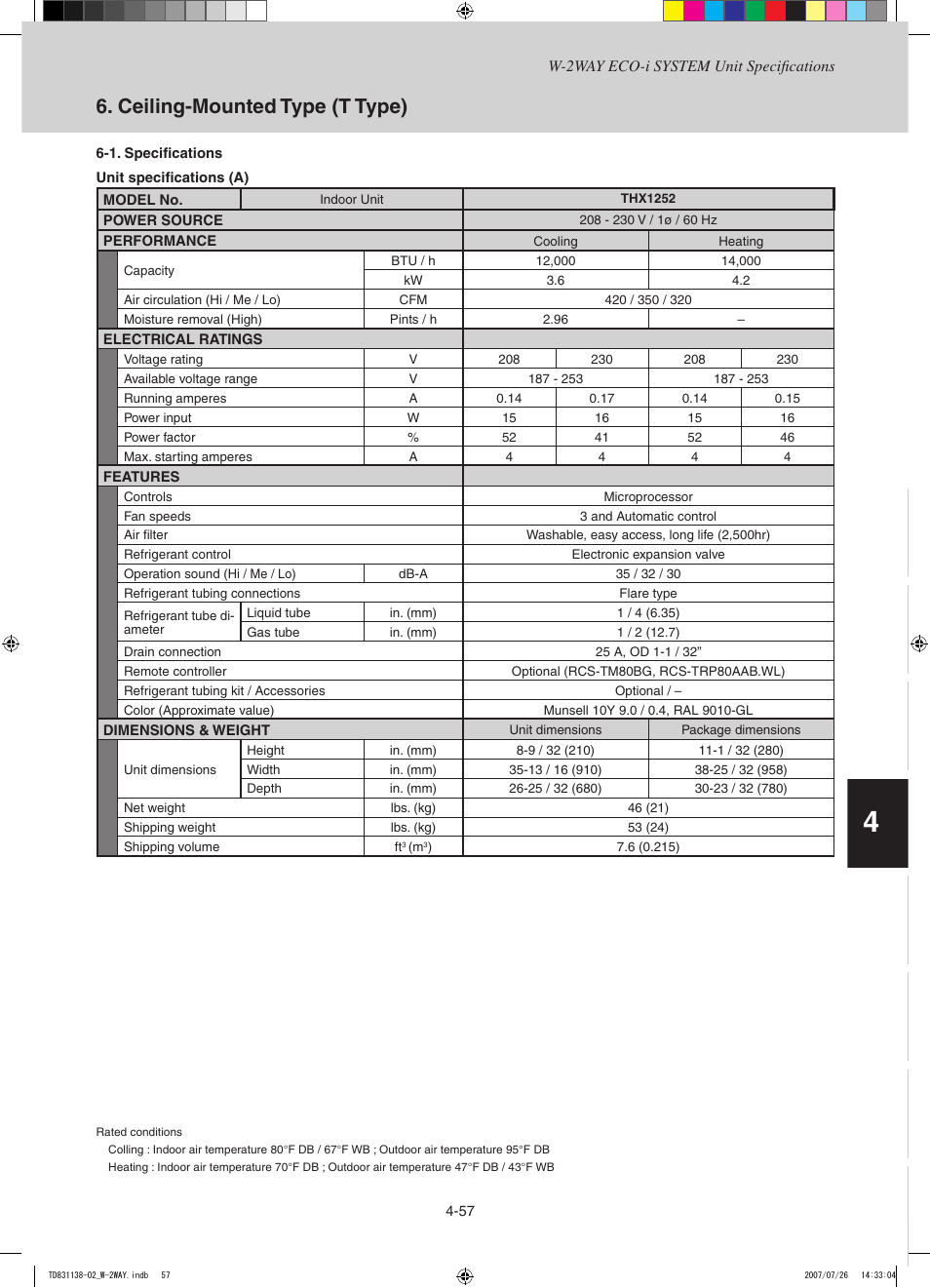 Td831138-02_dk, Ceiling-mounted type (t type) | Sanyo DHX4852 User Manual | Page 171 / 243