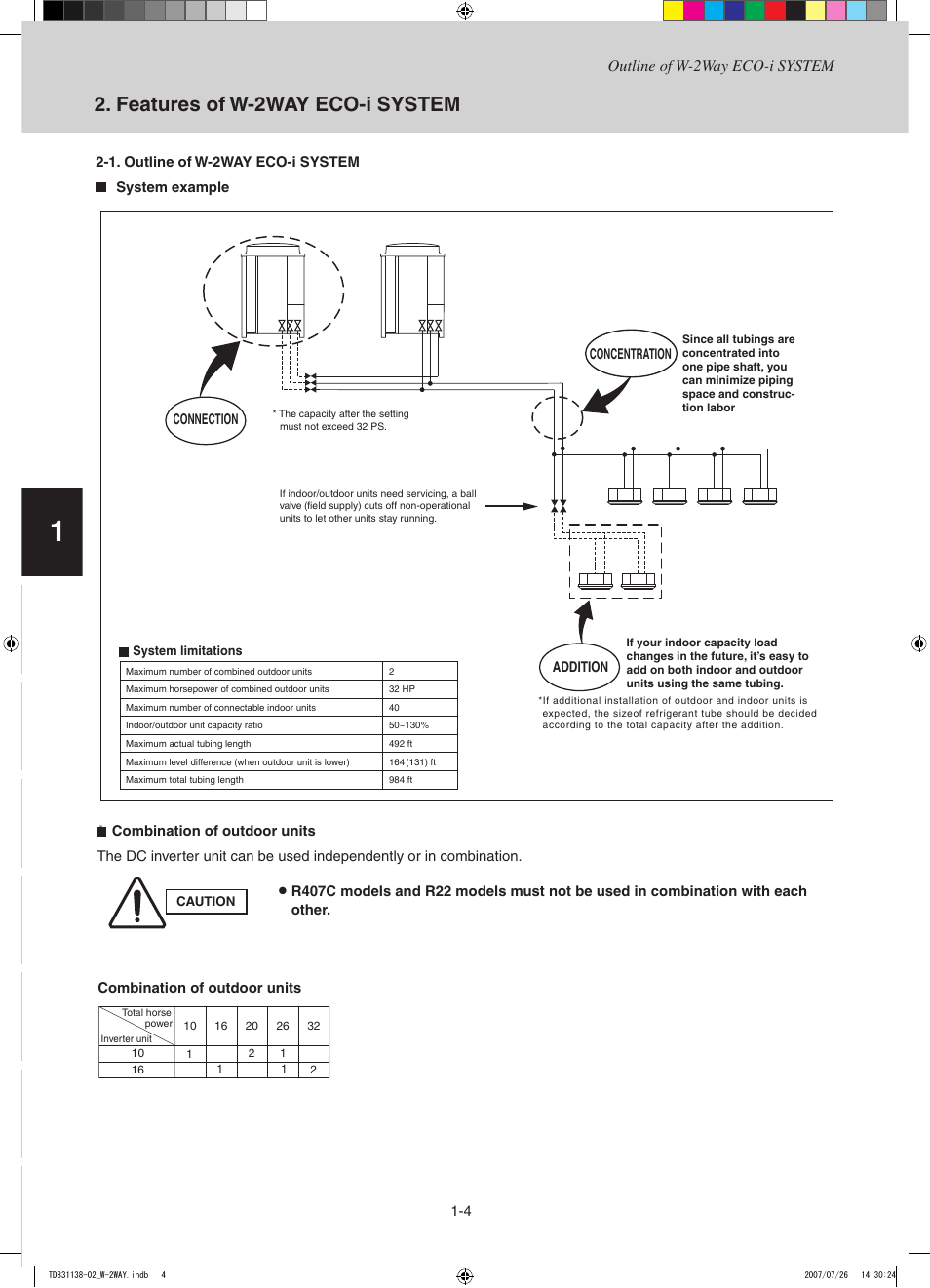 Features of w-2way eco-i system | Sanyo DHX4852 User Manual | Page 8 / 243