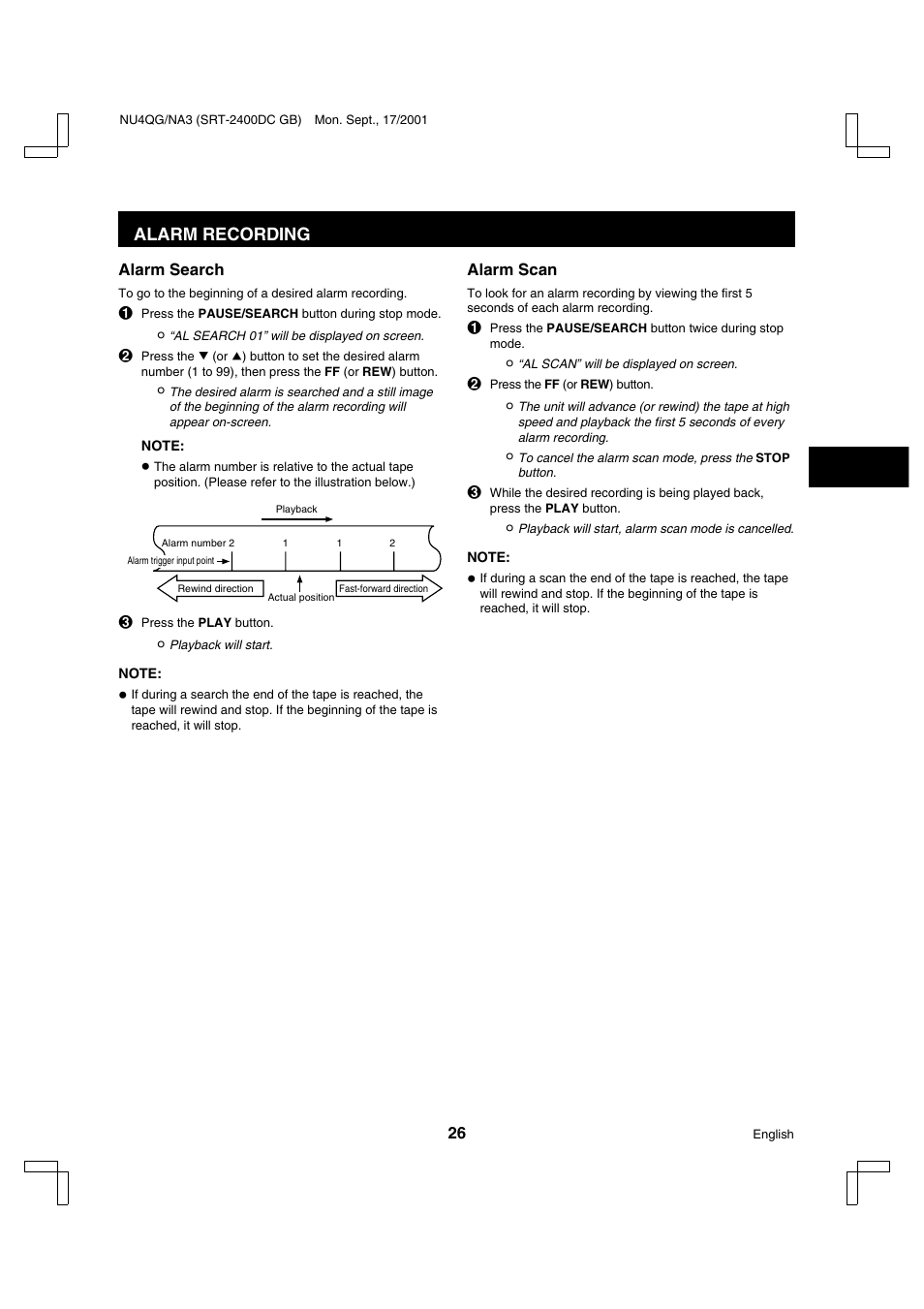 Sanyo SRT-2400DC User Manual | Page 27 / 50