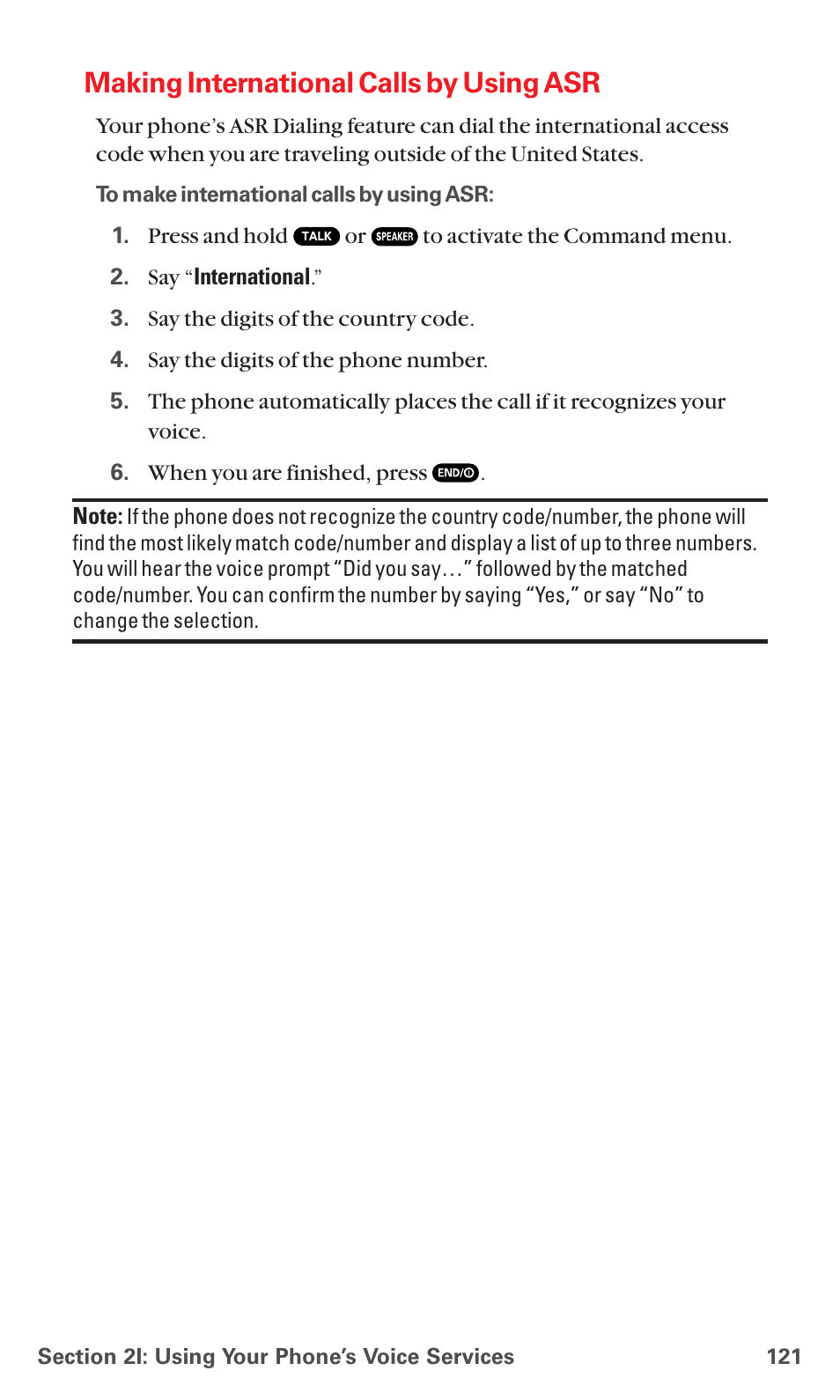 Making international calls by using asr | Sanyo MM-5600 User Manual | Page 135 / 330