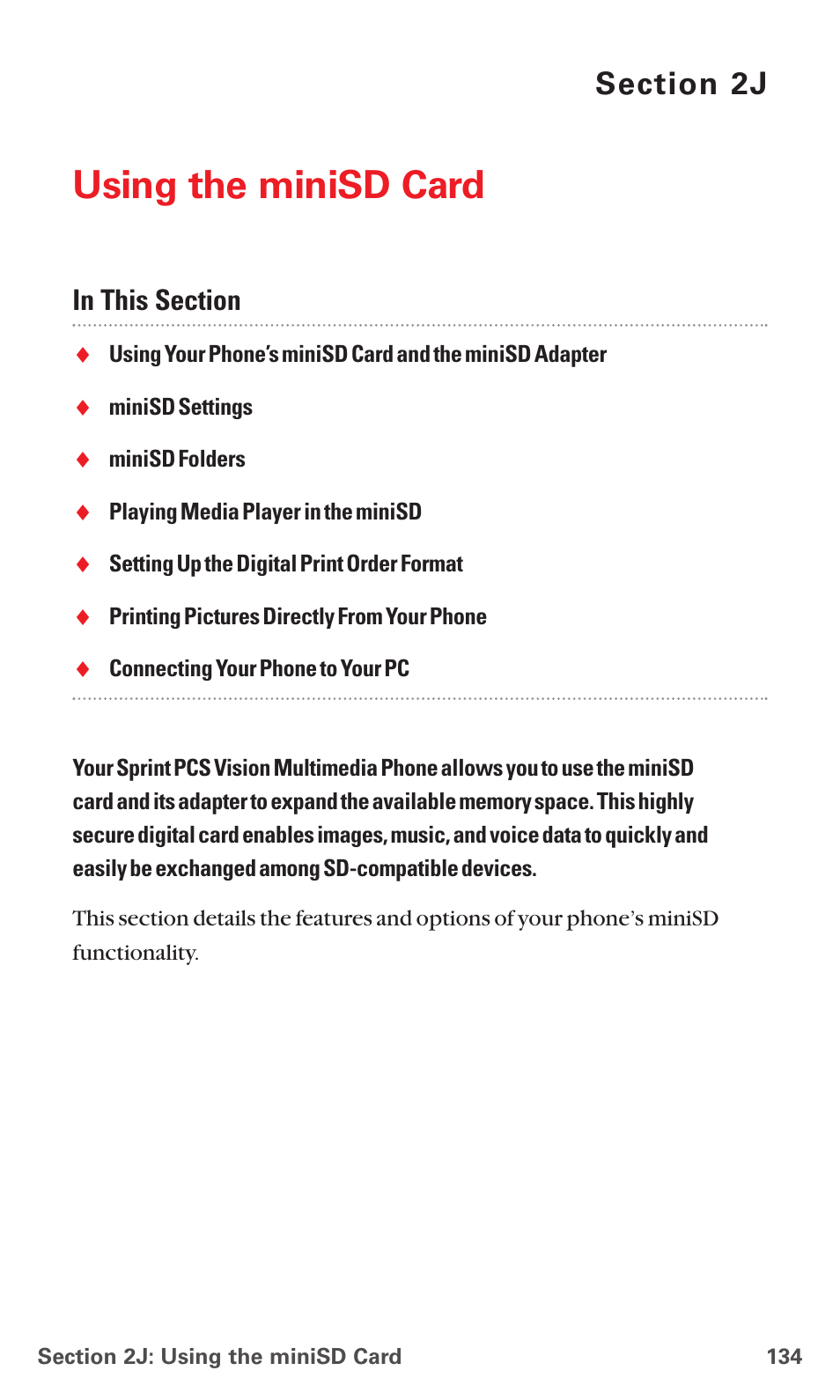 2j. using the minisd card, Using the minisd card | Sanyo MM-5600 User Manual | Page 148 / 330