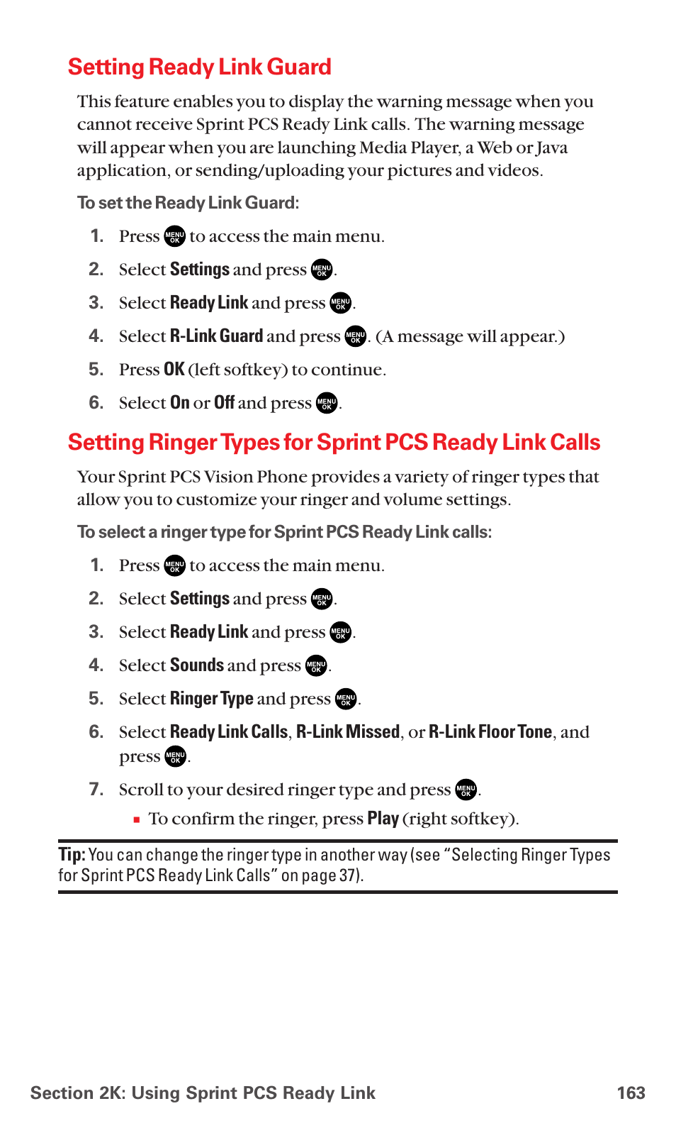 Setting ready link guard | Sanyo MM-5600 User Manual | Page 177 / 330