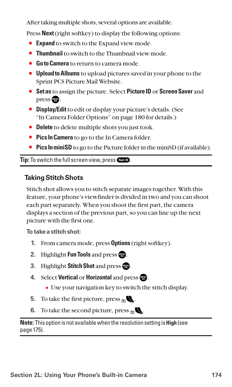 Taking stitch shots | Sanyo MM-5600 User Manual | Page 188 / 330