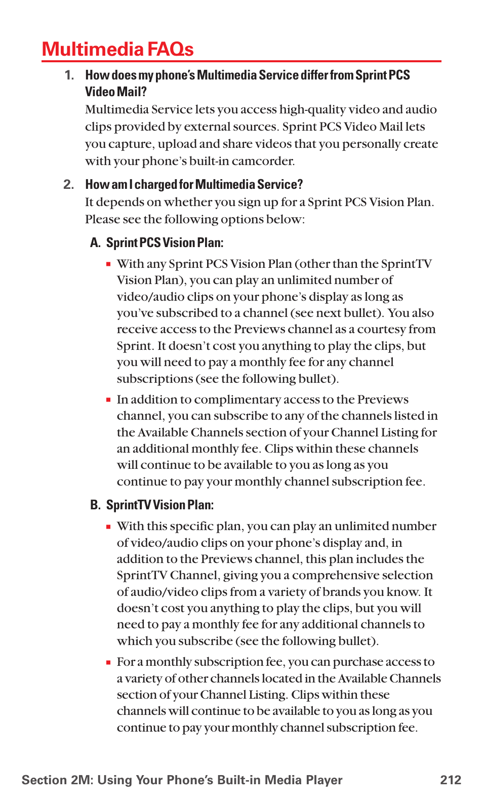 Multimedia faqs | Sanyo MM-5600 User Manual | Page 226 / 330