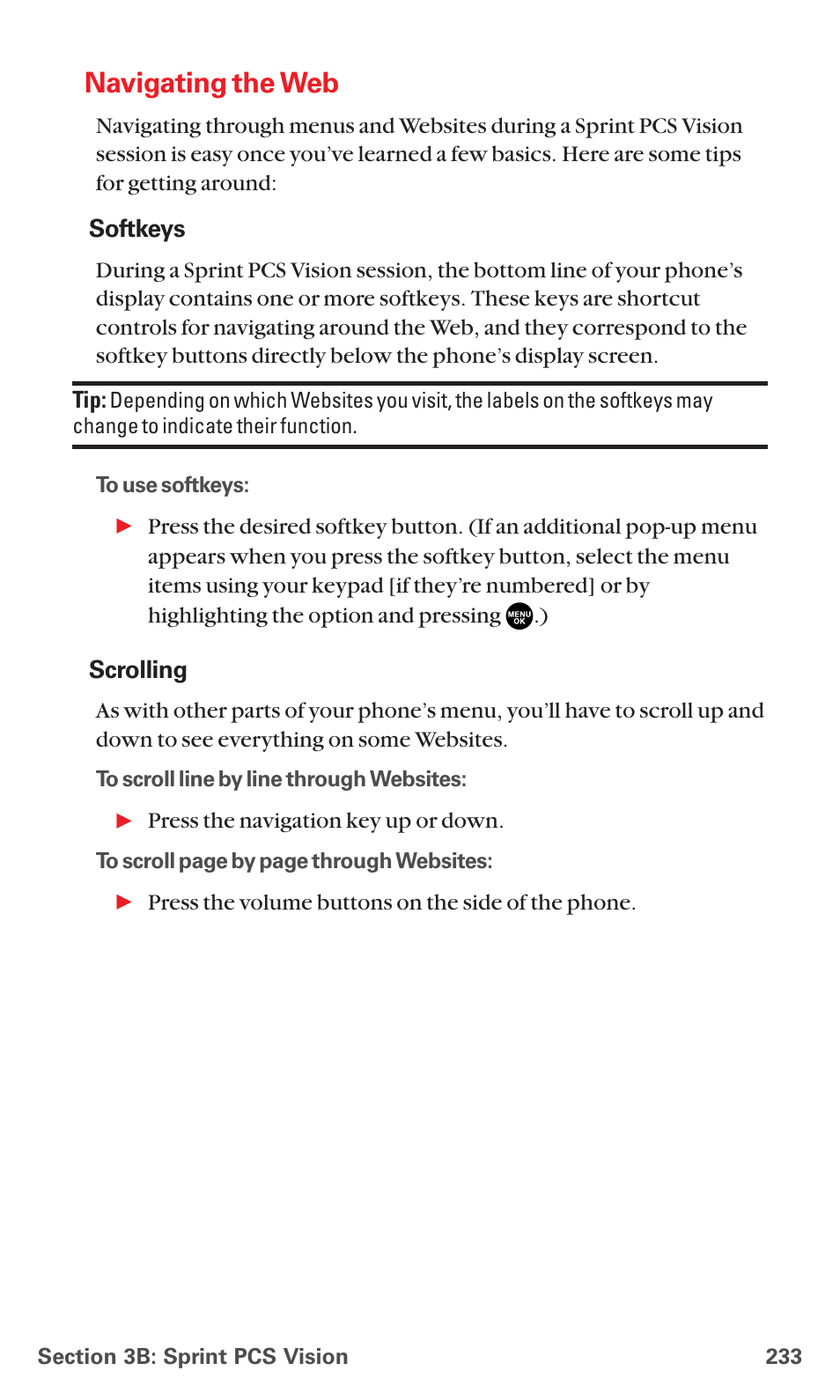 Navigating the web | Sanyo MM-5600 User Manual | Page 247 / 330