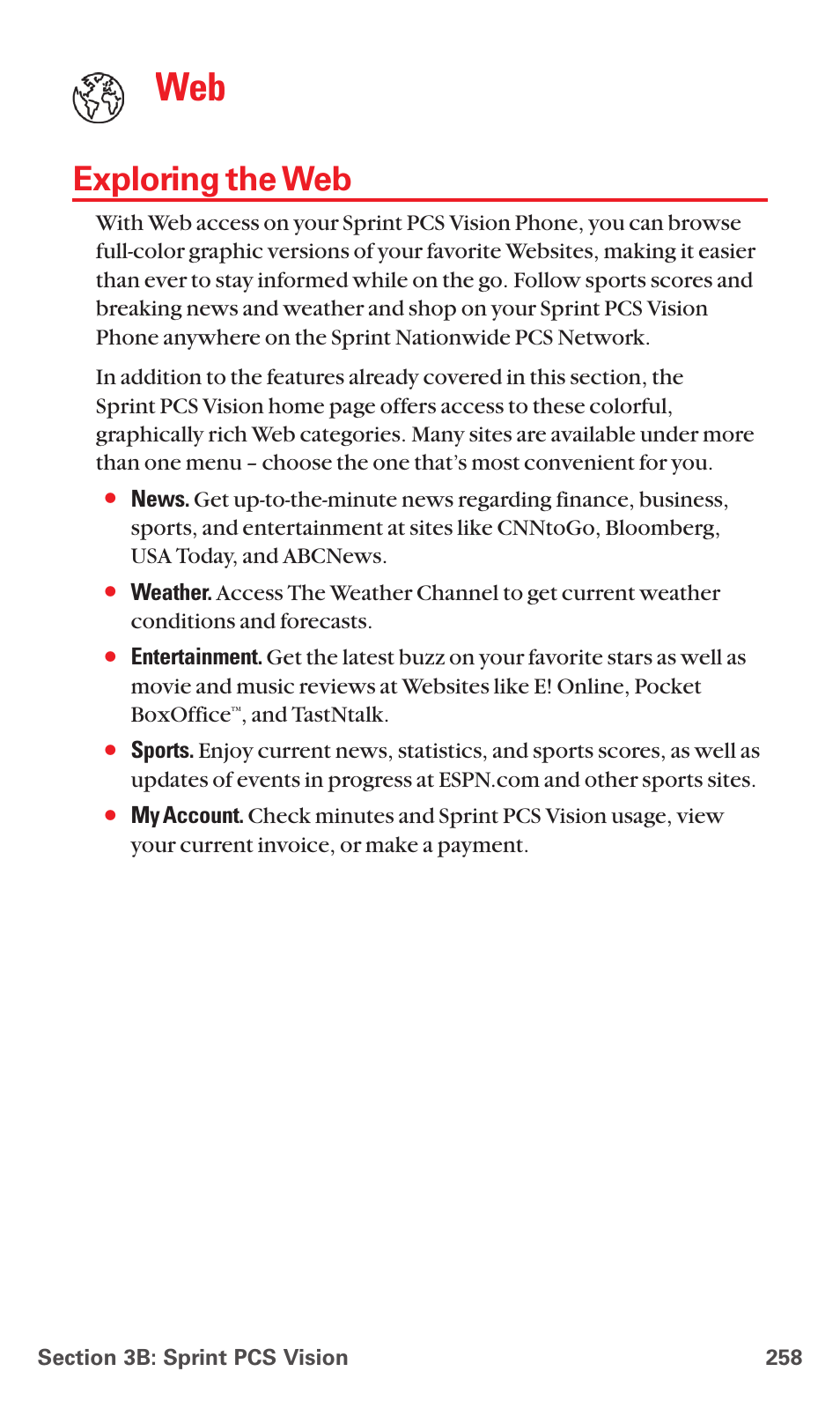Exploring the web | Sanyo MM-5600 User Manual | Page 272 / 330