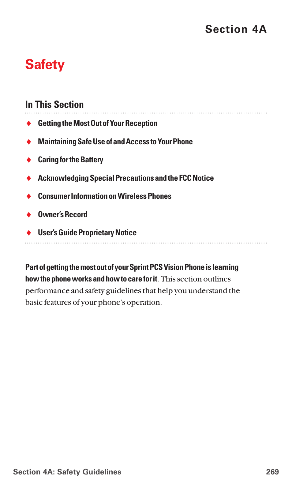 4a. safety, Safety | Sanyo MM-5600 User Manual | Page 283 / 330