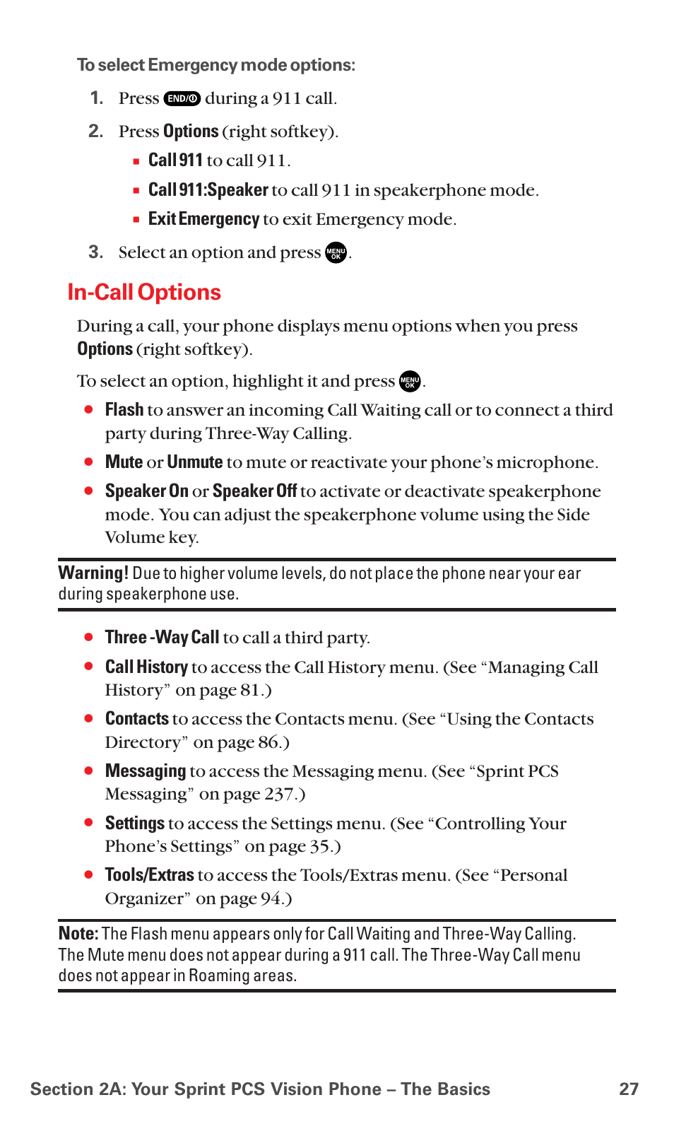 In-call options | Sanyo MM-5600 User Manual | Page 41 / 330