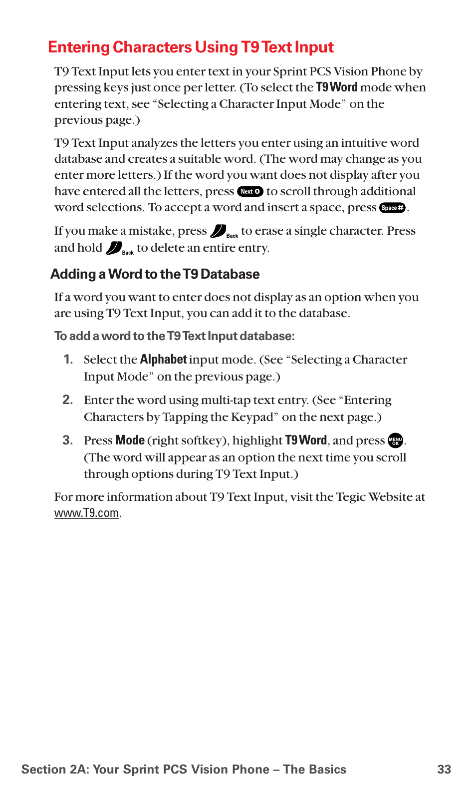 Entering characters using t9 text input | Sanyo MM-5600 User Manual | Page 47 / 330
