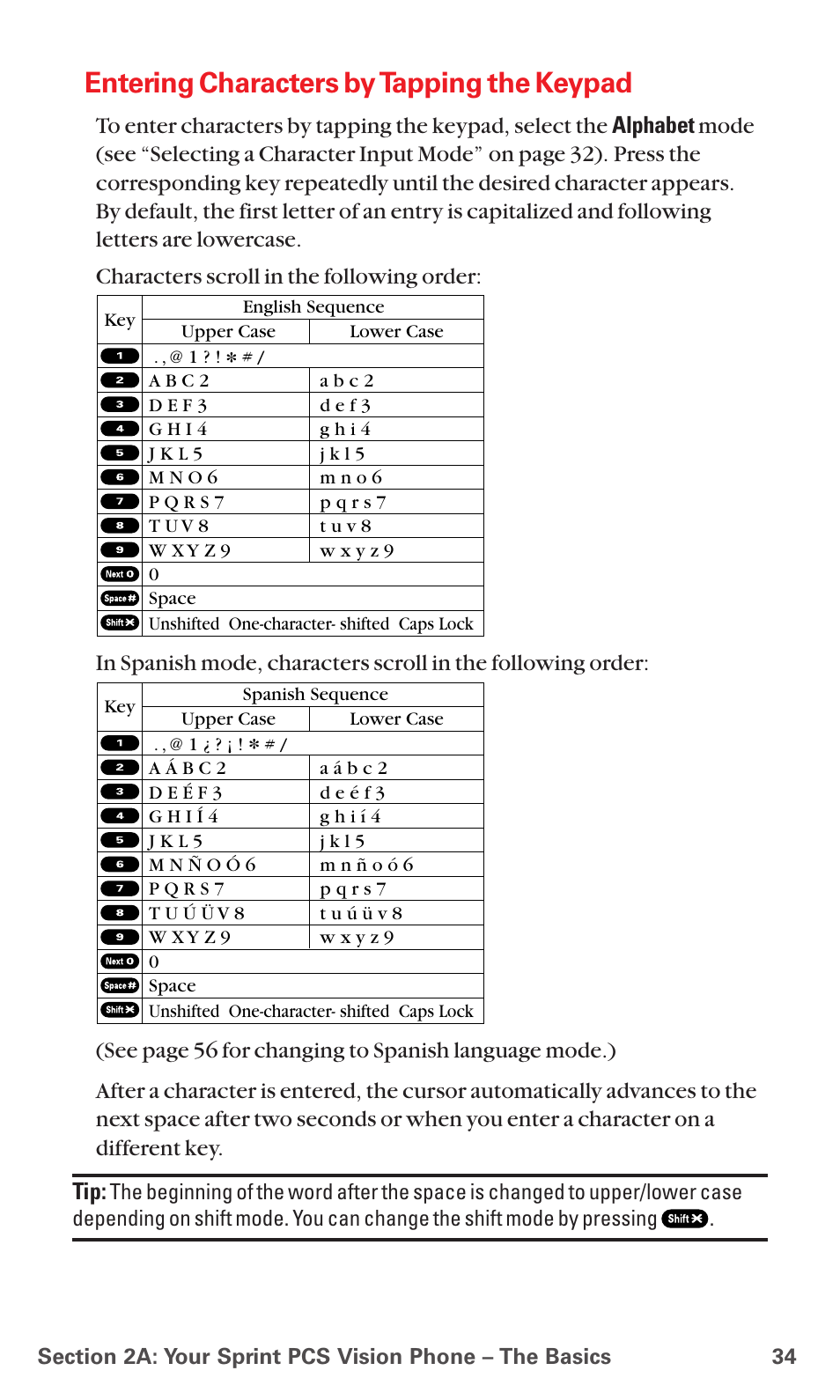 Entering characters by tapping the keypad | Sanyo MM-5600 User Manual | Page 48 / 330