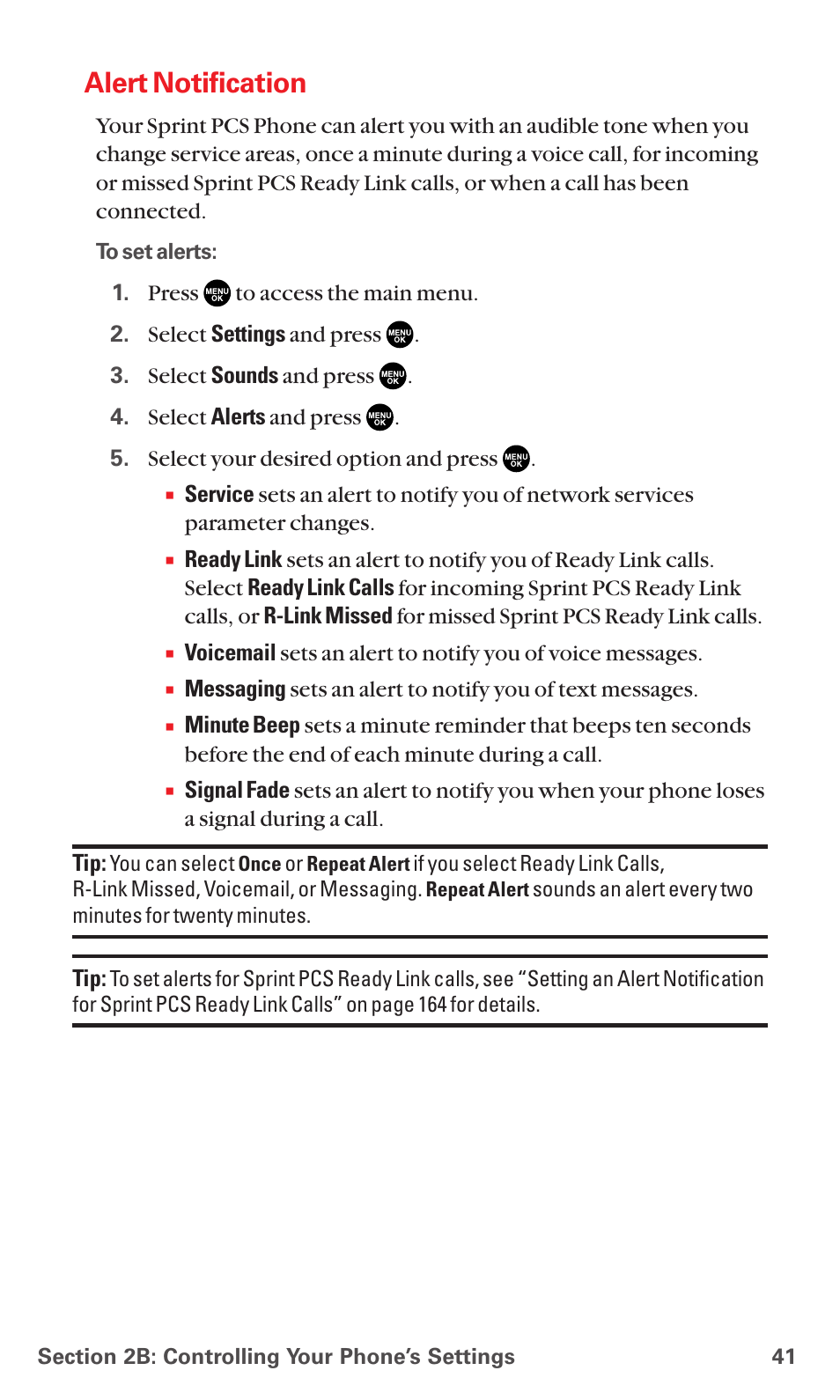 Alert notification | Sanyo MM-5600 User Manual | Page 55 / 330