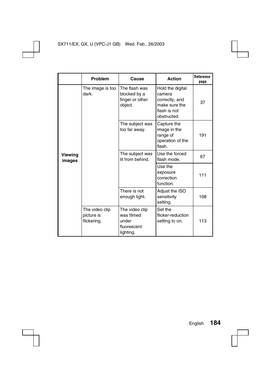 Sanyo Xacti VPC-J1EX User Manual | Page 187 / 202