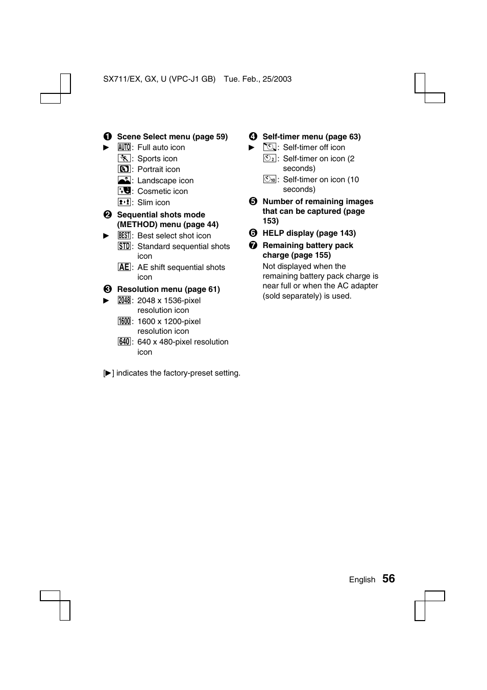 Sanyo Xacti VPC-J1EX User Manual | Page 59 / 202