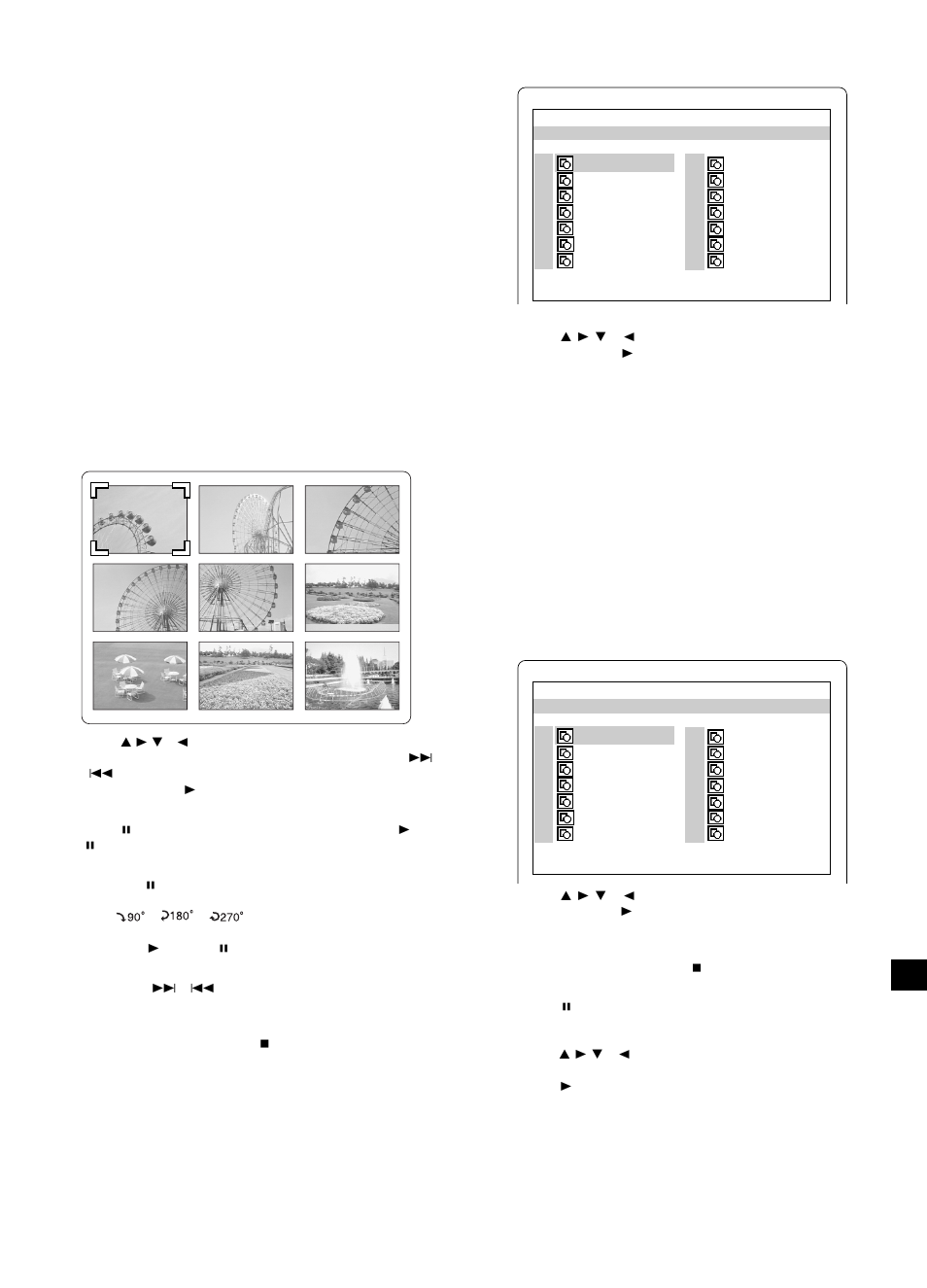 Picture cd operation | Sanyo DC-TS760 User Manual | Page 21 / 148